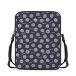 Maya Symbol Pattern Print Rectangular Crossbody Bag