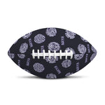 Maya Symbol Pattern Print Rugby Ball