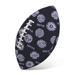 Maya Symbol Pattern Print Rugby Ball
