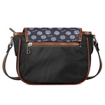 Maya Symbol Pattern Print Saddle Bag