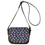 Maya Symbol Pattern Print Saddle Bag