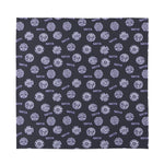 Maya Symbol Pattern Print Silk Bandana