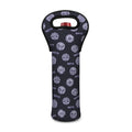Maya Symbol Pattern Print Single Neoprene Wine Tote