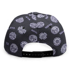 Maya Symbol Pattern Print Snapback Cap