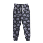 Maya Symbol Pattern Print Sweatpants