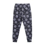 Maya Symbol Pattern Print Sweatpants