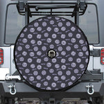 Maya Symbol Pattern Print Tire Cover With Camera Hole