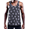 Maya Symbol Pattern Print Men's Workout Tank Top