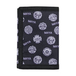 Maya Symbol Pattern Print Trifold Wallet