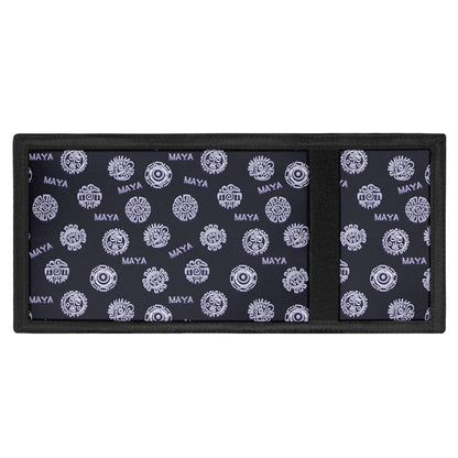 Maya Symbol Pattern Print Trifold Wallet