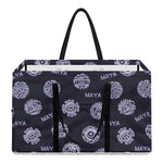 Maya Symbol Pattern Print Utility Tote Bag
