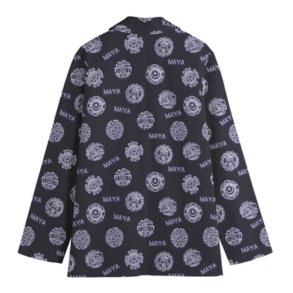 Maya Symbol Pattern Print Women's Blazer