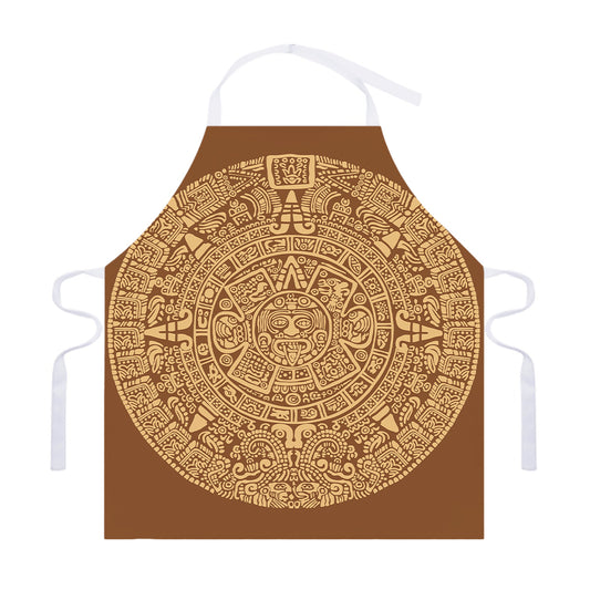 Mayan Calendar Print Adjustable Apron