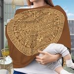 Mayan Calendar Print Baby Seat Cover