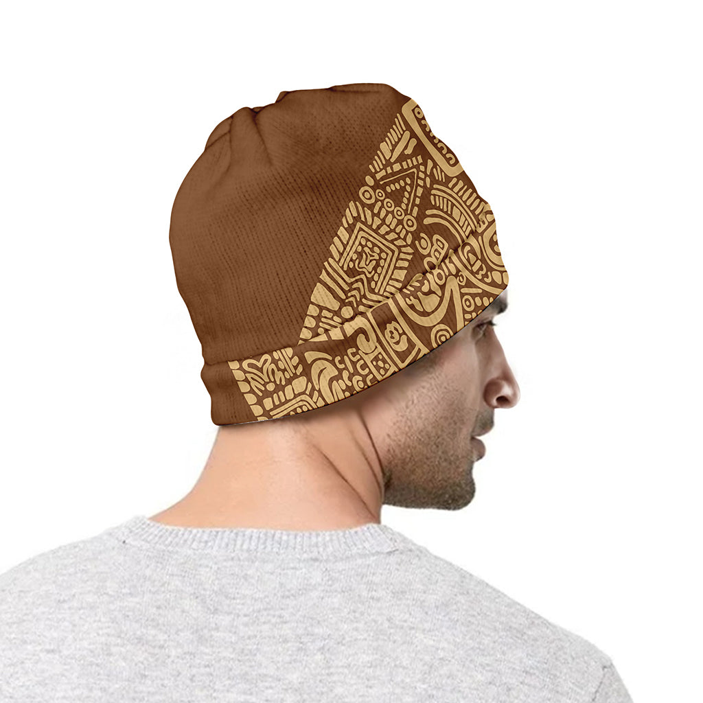 Mayan Calendar Print Beanie