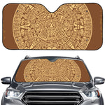 Mayan Calendar Print Car Windshield Sun Shade