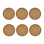 Mayan Calendar Print Coaster Set