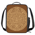 Mayan Calendar Print Crossbody Lunch Bag