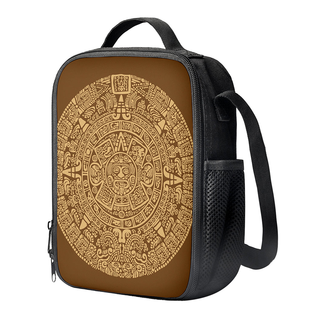 Mayan Calendar Print Crossbody Lunch Bag