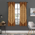 Mayan Calendar Print Grommet Curtain Panels