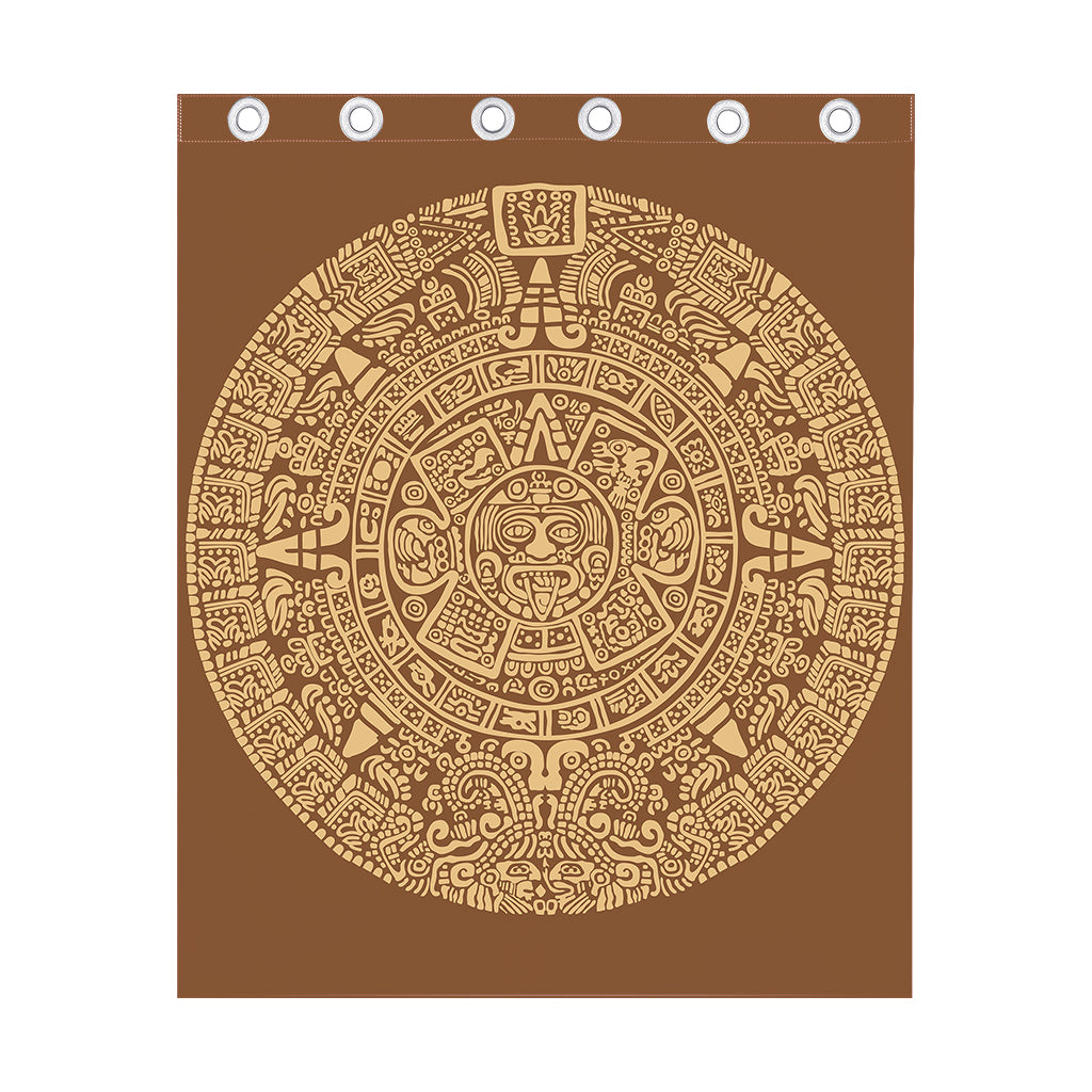 Mayan Calendar Print Curtain