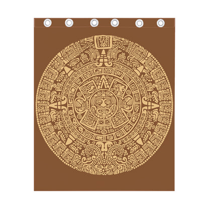 Mayan Calendar Print Curtain