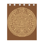Mayan Calendar Print Curtain