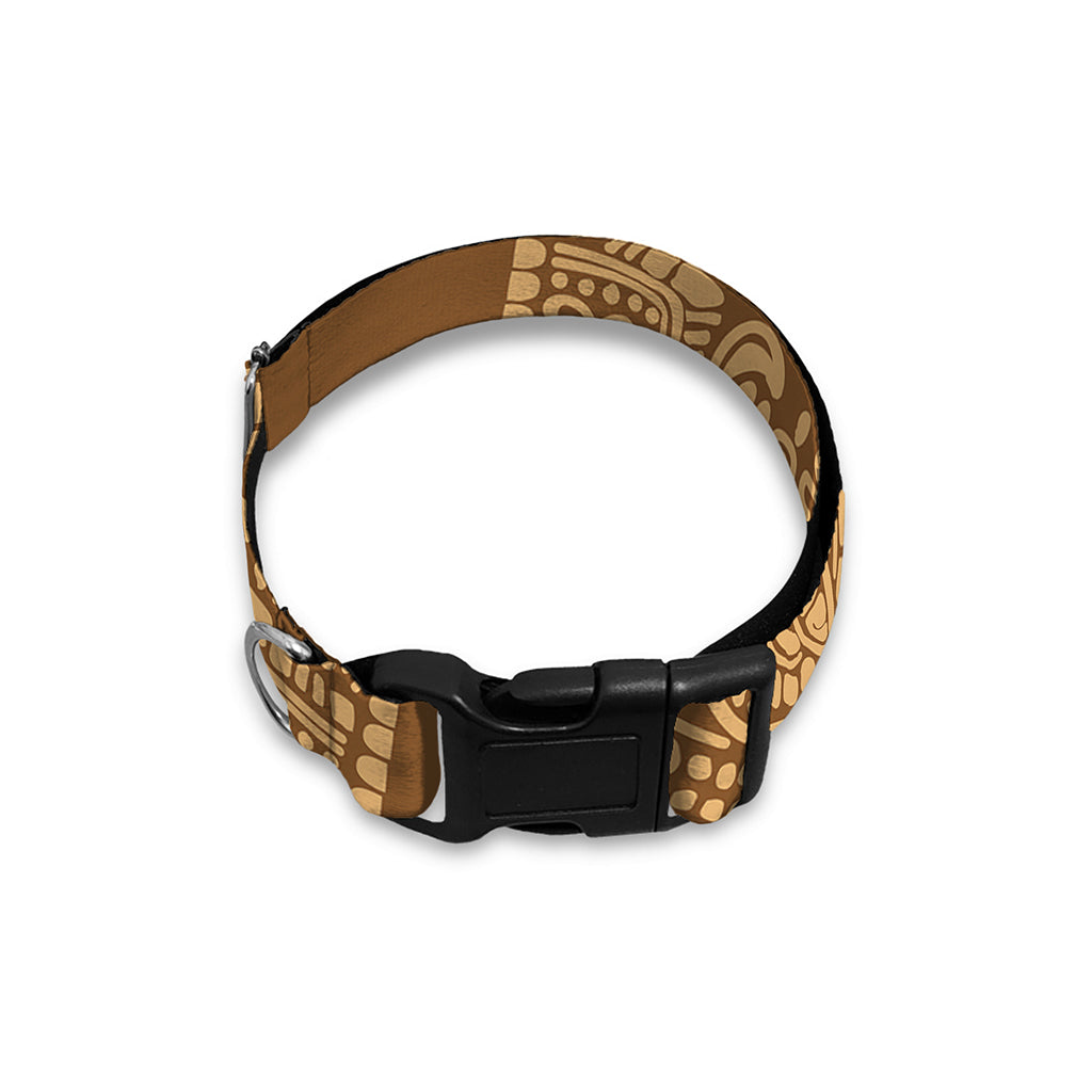 Mayan Calendar Print Dog Collar
