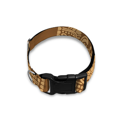 Mayan Calendar Print Dog Collar
