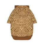 Mayan Calendar Print Dog Zip Up Hoodie