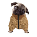 Mayan Calendar Print Dog Zip Up Jacket