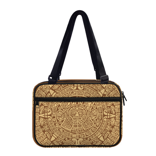 Mayan Calendar Print Double Strap Bible Bag