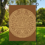 Mayan Calendar Print Garden Flag