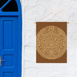 Mayan Calendar Print Garden Flag