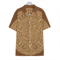 Mayan Calendar Print Hawaiian Shirt