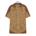 Mayan Calendar Print Hawaiian Shirt