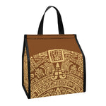 Mayan Calendar Print Insulated Lunch Tote