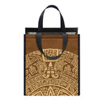 Mayan Calendar Print Insulated Lunch Tote