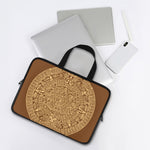 Mayan Calendar Print Laptop Sleeve With Handle