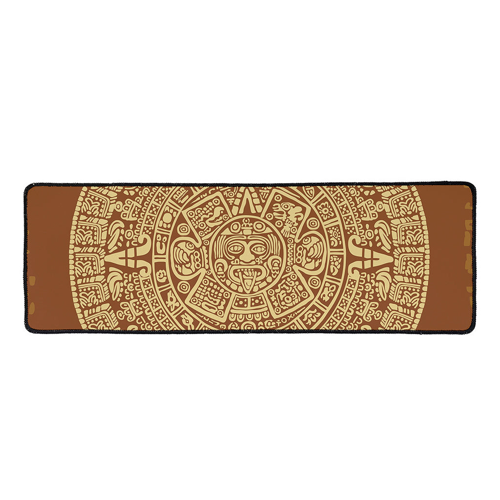 Mayan Calendar Print Long Kitchen Mat