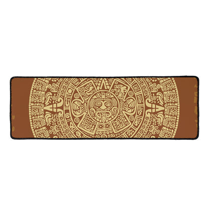 Mayan Calendar Print Long Kitchen Mat