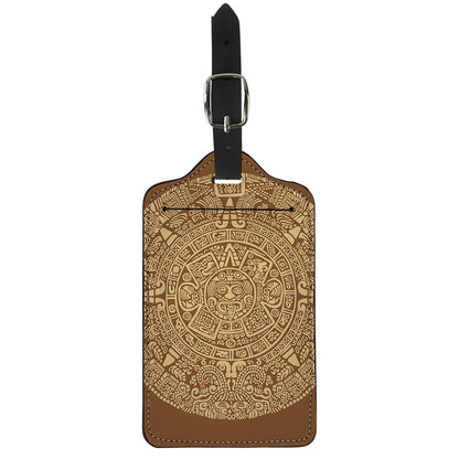 Mayan Calendar Print Luggage Tag