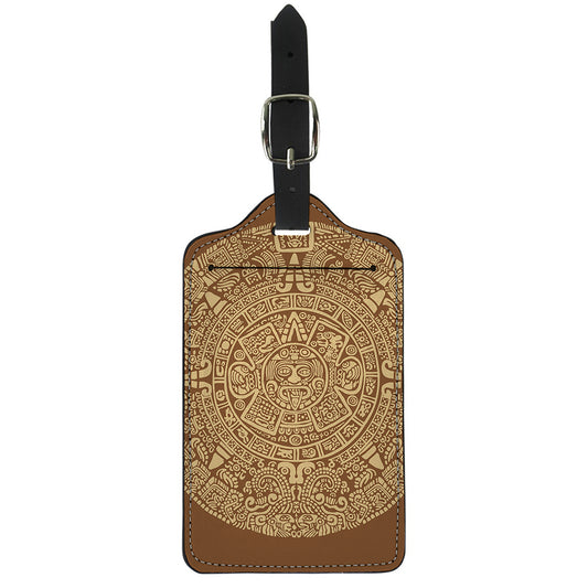Mayan Calendar Print Luggage Tag