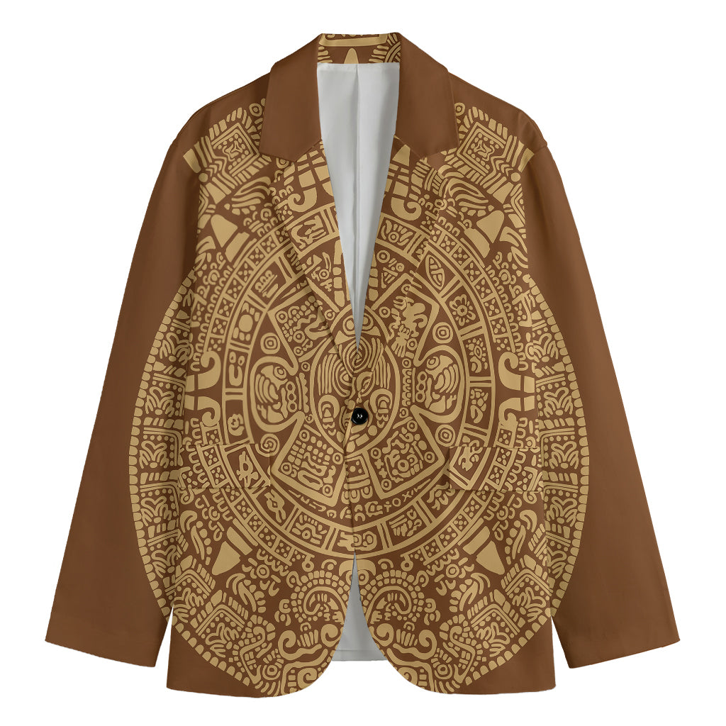 Mayan Calendar Print Men's Blazer