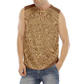 Mayan Calendar Print Men's Fitness Tank Top