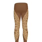 Mayan Calendar Print Men's leggings