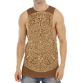 Mayan Calendar Print Men's Muscle Tank Top