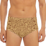 Mayan Calendar Print Men's Triangle Swim Briefs