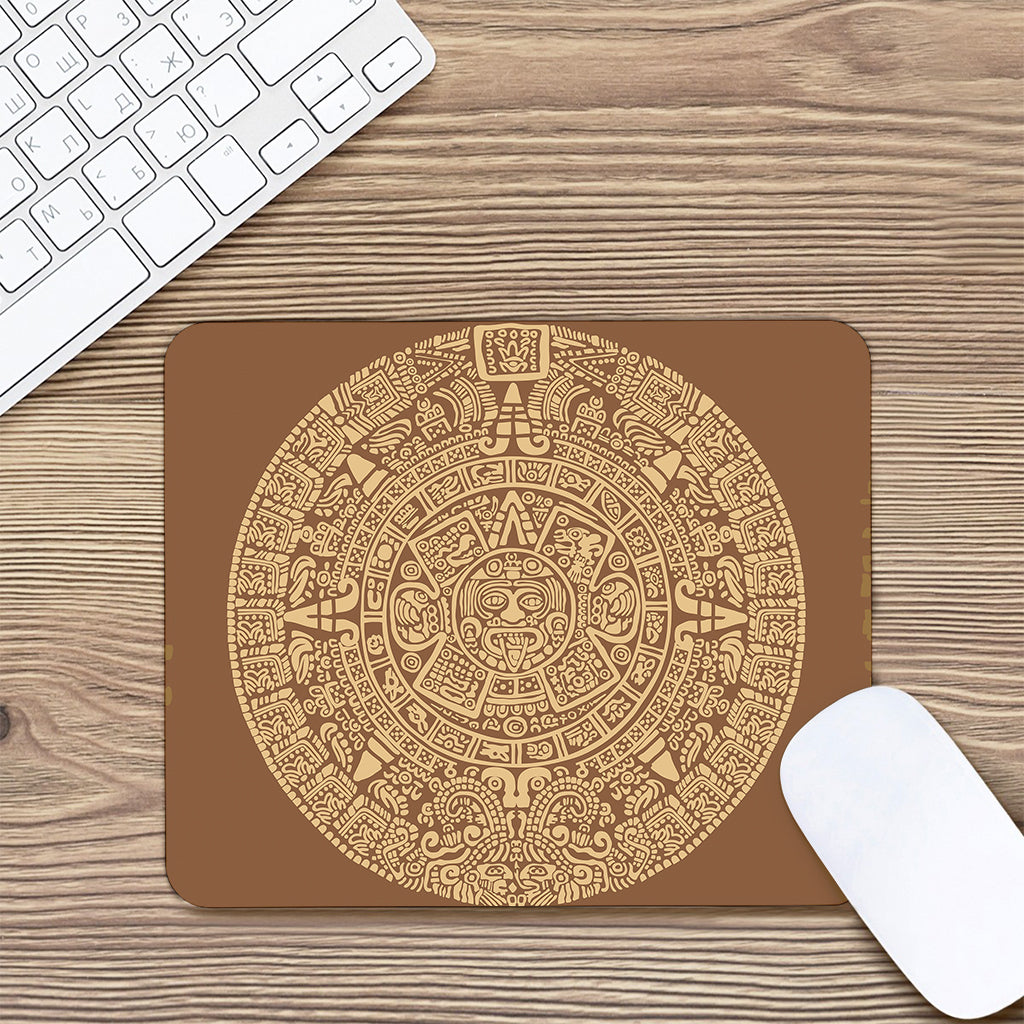 Mayan Calendar Print Mouse Pad