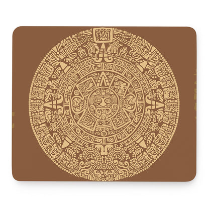 Mayan Calendar Print Mouse Pad